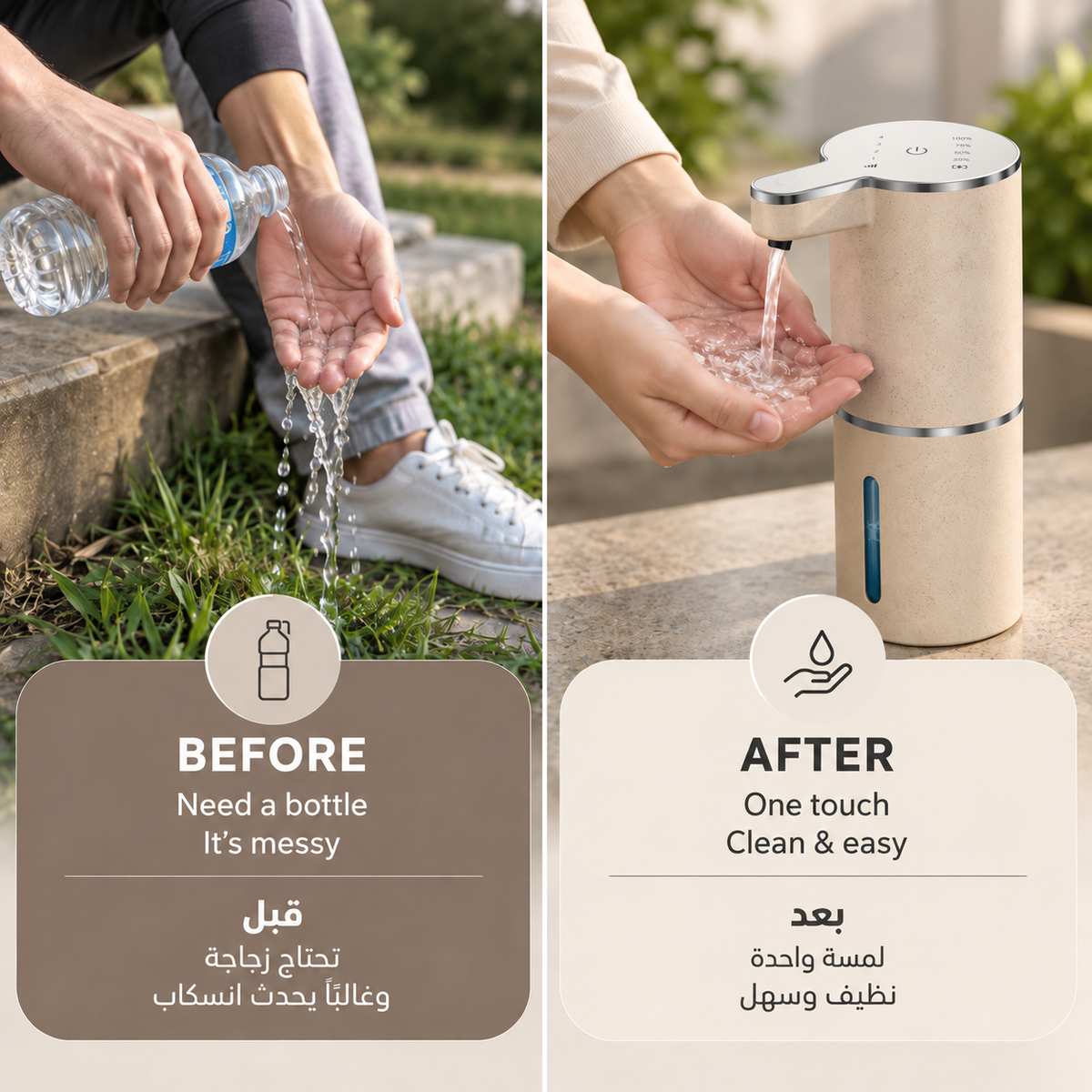Touchless Automatic Wudu Water Device