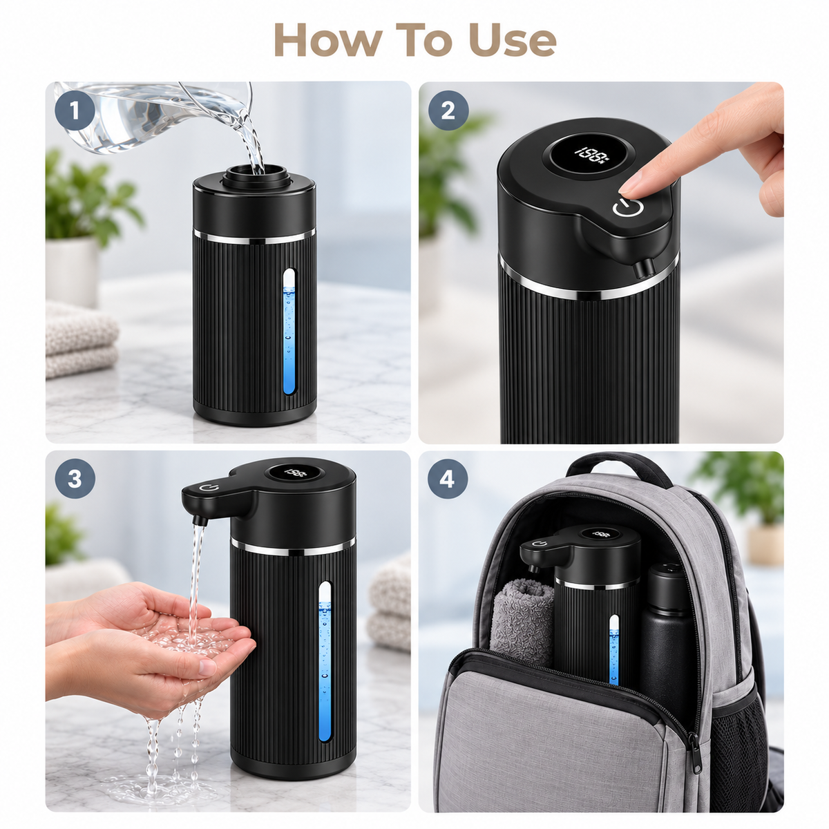 Touchless Automatic Wudu Water Device 2 - 420ml